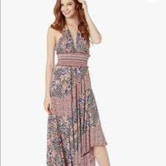 Free People Gabriela Halter Dress Terracotta NWT - Picture 2 of 5